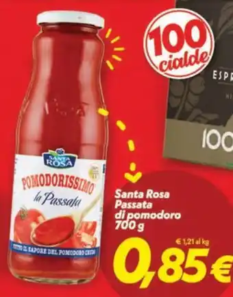 Iper Super Conveniente Santa Rosa Passata di pomodoro offerta
