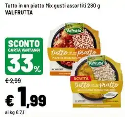 Iper La Grande Tutto in un piatto Mix gusti assortiti VALFRUTTA offerta