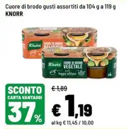 Iper La Grande Cuore di brodo Knorr offerta