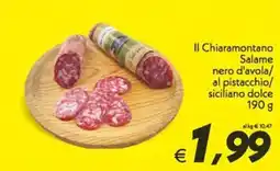 Iper Super Conveniente Il Chiaramontano Salame nero d'avola offerta