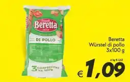 Iper Super Conveniente Beretta Würstel di pollo offerta