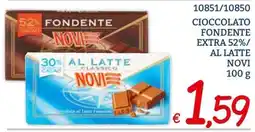 Zona Cioccolato fondente al latte Novi offerta