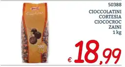 Zona Cioccolatini cortesia ciococroc zaini offerta