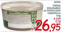 Zona Crema spalmabile al pistacchio Caravella offerta