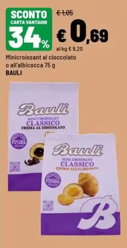 Iper La Grande Mini croissant classico Bauli offerta