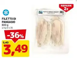 DPiù Filetto di pangasio offerta