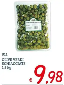 Zona Olive verdi schiacciate offerta