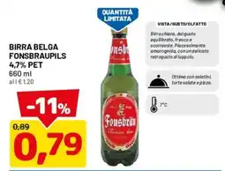 DPiù Birra belga Fonsbraupils offerta