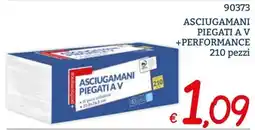 Zona Asciugamani piegati a V performance offerta