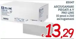 Zona Asciugamani piegati a V Pro Line offerta