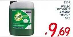 Zona Svelto stoviglie a mano limone offerta