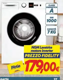 Iper Super Conveniente NGM Lavatrice motore inverter offerta