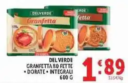Deco Supermercati Delverde Granfetta offerta