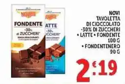 Deco Supermercati Novi Tavoletta di Cioccolato offerta