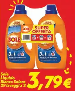 Iper Super Conveniente Sole Liquido Bianco Solare offerta