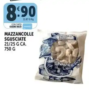 Mazzancolle sgusciate