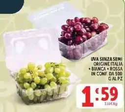 Deco Supermercati Uva senza semi offerta
