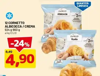 Cornetto Albicocca Crema Cupello