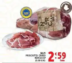 Deco Supermercati Salpi Prosciutto Crudo Norcia IGP offerta