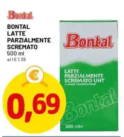 DPiù Bontal latte parzialmente scremato offerta