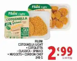 Deco Supermercati Fileni Cotosnella Light offerta