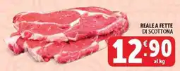 Deco Supermercati Reale a fette di scottona offerta