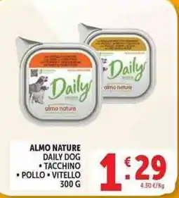 Deco Supermercati Almo Nature Daily Dog offerta