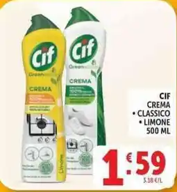 Deco Supermercati Cif Crema Classico Limone offerta