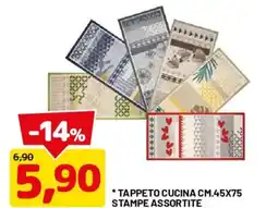 DPiù Tappeto cucina offerta