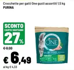 Iper La Grande Crocchette per gatti One gusti assortiti offerta