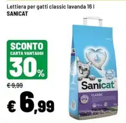 Iper La Grande Lettiera per gatti classic lavanda offerta