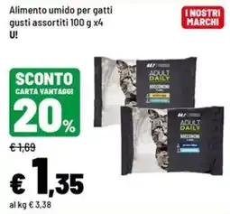 Iper La Grande Alimento umido per gatti gusti assortiti offerta
