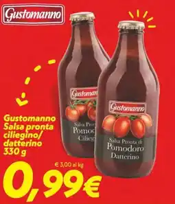 Iper Super Conveniente Gustomanno Salsa pronta Pomodoro Datterino offerta