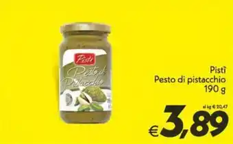 Iper Super Conveniente Pistì Pesto di pistacchio offerta