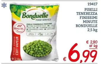 Piselli tenerezza finissimi minute Bonduelle