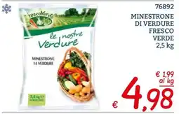 Zona FrescoVerde le nostre Verdure Minestrone 14 Verdure offerta