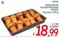 Zona Babà rhum monoporzione effepi offerta
