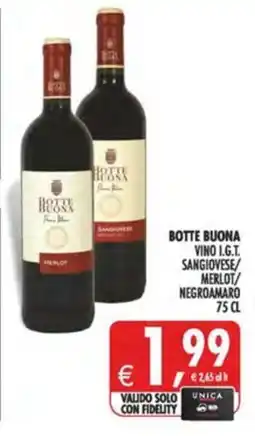 Deco Iperstore Botte Buona Vino I.G.T. Sangiovese/Merlot/Negroamaro offerta