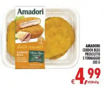 Deco Iperstore Amadori Cordon Bleu Prosciutto e Formaggio offerta