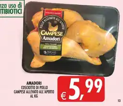 Deco Iperstore Coscio di pollo campese allevato all'aperto Amadori offerta
