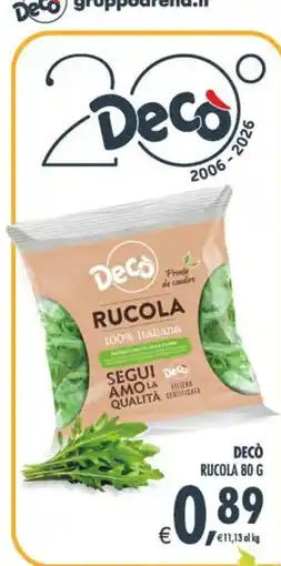 Deco Iperstore Decò Rucola offerta