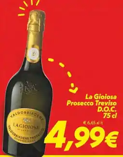 Iper Super Conveniente La Gioiosa Prosecco Treviso D.O.C. offerta