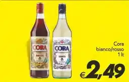 Iper Super Conveniente Cora bianco/rosso offerta