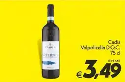 Iper Super Conveniente Cadis Valpolicella D.O.C. offerta