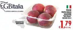 Deco Iperstore Pesche pasta gialla selezione GB Italia offerta
