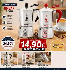 A Casa Mia Caffettiera Break Bialetti offerta