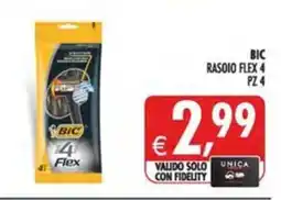 Deco Iperstore Bic rasoi flex 4 offerta
