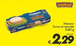 Iper Super Conveniente Marazur Tonno al naturale offerta