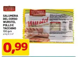 DPiù Wurstel pollo e tacchino offerta