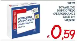 Zona Tovaglioli doppio velo performance offerta